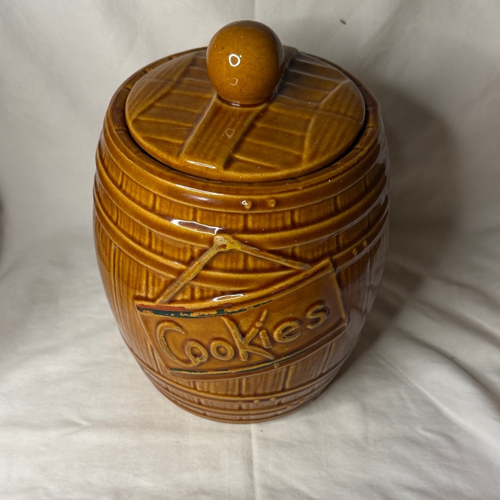 Vintage Brown Cookie Jar